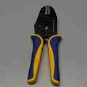 haisstronica Crimping Tool For Heat Shrink Connectors-AWG 22-10 Ratchet Wire Terminal Crimper-Ratcheting Crimper Tools-Available For Insulated Nylon Connectors and Electrical Wire Connectors HS-8327