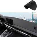 Rifoda Dash Cover Mat Fit for Honda CRV CR-V 2023 2024 2025 (Without Head Up Display) Leather Material Nonslip Dashboard Protector Sunshade No Glare Cover pad Black Stitching