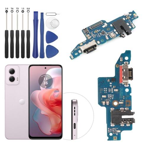 Replacement for Motorola Moto G 5G 2024 Charging Port Dock Connector for Moto G 5G 2024 XT2417 XT2417D Charging Port Replacement USB Charger Board Flex Cable Assembly Accessories with Repair Tools