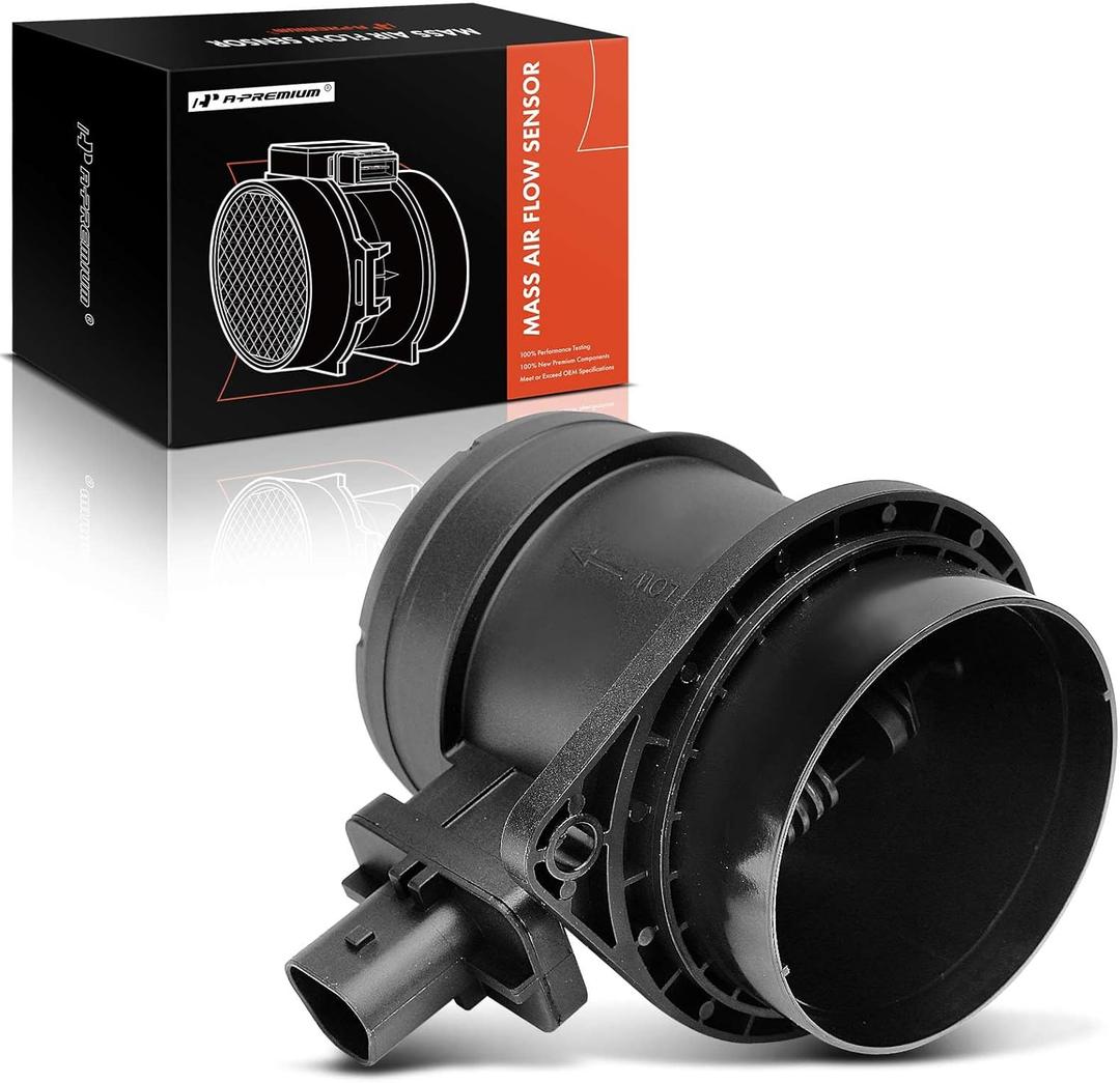 A-Premium Mass Air Flow Sensor Assembly [5 Pins, V6 3.0L] MAF Compatible with Jaguar F-Pace 17-20, F-Type 14-21, XE XF XJ & Land Rover Discovery 17-20, LR4 14-16, Range Rover Sport Velar