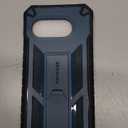 FNTCASE for Google Pixel 9A Case: Military Grade Drop Proof Protection Mobile Cover with Kickstand | Matte Textured Rugged Shockproof TPU | Protective Sturdy Phone Case - Blue