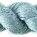 Silky Cashmere Fingering Weight Yarn Hand Knitting/Crochet for Fashion Garments (08-Light Blue)