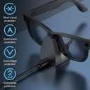 Charging Stand & Cable Compatible with Gen 2/1 Wayfarer Headliner Skyler Smart Glasses, Mini and Portable, USB-C Smart Glasses Charging Dock with 59" Charging Cable