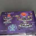 Spinning Solar System Space Building Kit,Compatible with Lego Space with 9 Planets Rotatable & Rocket Sets STEM Educational Space Toy Solar System for Kids for Boys Girls 6-14 and Adults(964 Pcs)