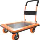 Platform Truck Heavy Duty Cart,1100Lbs Hand Truck Push Cart Dolly with 5'' 360 Degree Swivel Wheels for Loading and Storage 36x24Inch
