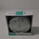 La Crosse Clock 9.5-inch Retro Diner Light Pistachio Green Silent Sweep Quartz Clock - 404-3024PH