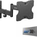 VIVO Full Motion Ultrawide Monitor Wall Mount, Fits Ultra-Wide Screens up to 49 inches and 44 lbs, Tilt and Swivel Arm, Black, MOUNT-VW01M (75x75mm to 100x100mm VESA)
