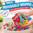 Candy Variety Pack - Assorted Candy Party Mix - 4 LB Bag - Sweets Assortment - Bulk Individually Wrapped - Pinata Candies - Mixed Candies - Queen Jax - Deluxe Mix (EXP 05/30/27)