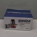 GANIZA Food Processors, Electric Food Chopper with Meat Grinder & Vegetable Chopper - 2 Bowls (8 Cup+8 Cup) with Powerful 450W Copper Motor - Includes 2 Sets of Bi-Level Blades for Fruits/Meat/Nuts (Black)