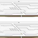 Netac DDR4 DRAM 32GB Kit16GBx2 C16 3200MHz XMP 2.0 Dual Channel RAM (PC4-25600) 1.35V 288-Pin Upgraded Aluminum Heat Sink Ideal for Gaming Computer Upgrade - Shadow III White