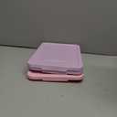 Potchen 6 Pack Cute Plastic Storage Bins with Lids Decorative Stackable Storage Boxes 9.8" 7.3" 5.7" Small Storing Totes for Organizing Craft Office Supplies (Pink, Purple, Orange)