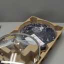 MsMk Non stick frying pan set with lid Blue, 12-inch Durable skillet, Titanium and Diamond Non Stick Non-Toxic Coating From USA, Even Heating, Easy Clean-Up, Comfort Handle, Induction Compatibility