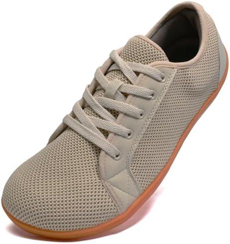 yhmbank Men's Wide Minimalist Shoes Barefoot Sneakers Zero Drop Sole Optimal Relaxation 43