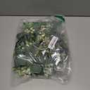 LSKYTOP 1 Pack Green Eucalyptus Wreath Round Wreath Artificial Wreath Farmhouse Wreath for Door Wall Window Deco, 11Inch/ PC