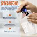 Hearing Aid Cleaning Wipes - 100 Individually Wrapped Pre-Moistened Alcohol-Free Wipes for Hearing Aids, Amplifiers, Earbuds, Audio & Electronics - Portable, Quick-Drying, Gentle, Daily Use & Travel