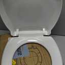 Ansffer Toilet Seat Round Soft Close16.5'', Toilet Lid Slow Close Quiet No Slam, Easy Installation & ReleaseSafe PP Material Easy Clean, Comfortable Ergonomic Design, 2 Years Support, White Plastic