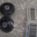 1 Pair/2pcs Luggage Suitcase Replacement Wheels 60mm*24mm, Rubber Swivel Caster Wheels 6mm Bearings Repair Kits (OD60xThk24mm/2.36x0.94in)