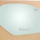 Side Mirror Replacement Glass fit for Chevry Avalanche Silverado GMC Sierra 1500 2500 3500 Suburban Tahoe Yukon Escalade Non heated Convex Passenger Right Side RH, Including Adhesive Pads