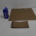 MIULEE 24x24 Inch Pack of 2 Decorative Linen Pillow Covers Boho Farmhouse Modern Soft Accent Euro Shams Throw Pillows for Bed Neutral Cushion Covers Sofa Couch Living Room Home Decor, Coco Brown