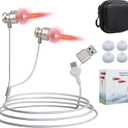 Red Light Therapy for Ears, 650nm LED Plug-in Ear Care Device, Portable USB/Type-C Dual-Power Red Light Therapy with Travel Storage Box, Gentle at-Home Ear Health Support