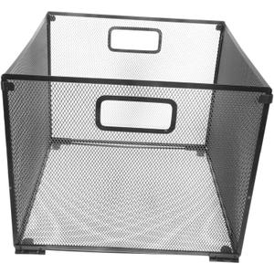 Metal File Holder for Desk Storage Basket Mesh Office Magazine Basket Hanging File Box for Organizing