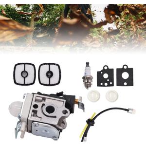 munirater K85 Carburetor with Air Filter Kit Replacement for PB-251 PB-265L PB-265LN RB-K85 A021001350 A021001351
