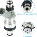 X AUTOHAUX 6 Pcs 23250-62030 Fuel Injector Nozzle Fit for Toyota T100 3.4L Tacoma 4Runner Tacoma 3.4L for Lexus ES300 Camry 3.0L 23209-62030 842-12183 FJ180