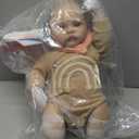 Pinky Reborn Blue Eyes 19 Inch 48 cm Lifelike Baby Dolls Girl Dolls That Look Real Feeling Realistic with Soft Full Body Baby Doll Birthday with Hair Toys for Age 3+