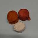 Vitalizart Fall Handmade Chiffon Silk Ribbon Fringe 1.5" x 21 Yd Terracotta Frayed Edges Ribbons for Wedding Invitations Bridal Bouquets Gifts Wrapping Crafts Holiday Party Decorations