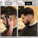 Blend Friend Fade Comb Set Black Professional Barber Combs for Men & Boys, Self Haircutting Tools for Fading & Blending, Salon or Home Use (Black 1PC)