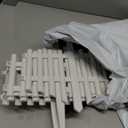 Interlocking Garden Border Panels 5pcs Plastic Landscape Edging with Ground Stakes for Flower Beds Lawn Walkways