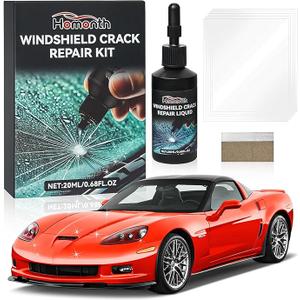 Windshield Crack Repair Kit, 2025 Upgraded Windshield Crack Repair Kit, Suitable for Repairing car Windshield Cracks, Repairing Cracks and Damages (2PC)
