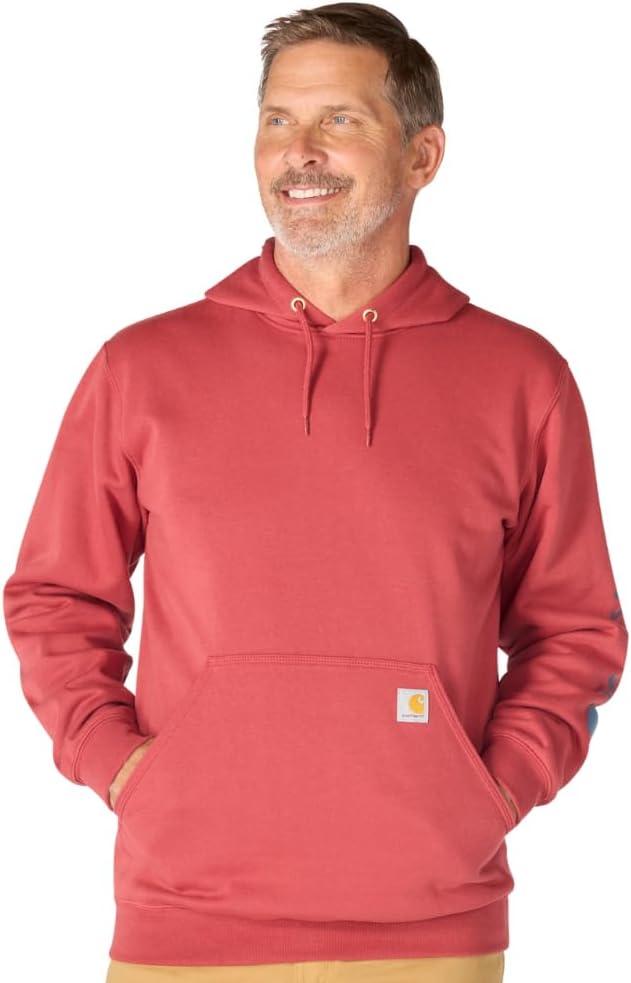 Carhartt Men's Iconic K288 Logo Sweatshirt Closeout (Red, 4XL)