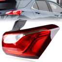 Lochnchn Halogen Tail Light Assembly Compatible with Chevy Equinox 2018 2019 2020 Right Passenger Side Taillight Rear Outer Tail Lamp Replace 84769836