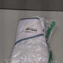 Punkray Lake Blue Shower Curtain for Bathroom with Hooks, Extra Long Shower Curtain Set Stripe Shower Curtains, Weighted Hem Water Repellent Washable, 72 x 72