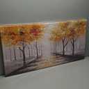 ENTANUB Tree Wall Art for Lving room, Ginkgo Canvas Wall Decor for Bedroom, Gold Picture Print Arwork, Size 20x40 Inches (40L" x 20W")