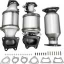 JT Exhaust Catalytic Converter Compatible with Honda Accord 2003-2007 3.0L, 2005-2010 Odyssey EX/LX, 2005-2008 Pilot, 2006-2008 Ridgeline 3.5L (EPA Compliant)