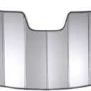 Husky Liners Custom Fit Sunshade | Fits 2015-2024 Ford F-150 (22-24 Lightning SuperCrew) 2017-2024 F-250, F-350 | Sunshade, 1-pc Silver - 97007