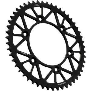 JT Sprockets JTA897.51BLK Black Racelite Anodized Aluminum 7075 T6 Rear Sprocket, Single