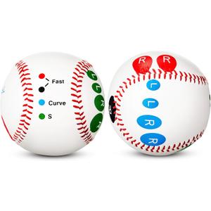 Training Baseball with Finger Placement Markers Baseball Training Equipment for Teenagers Beginners to Learn Multiple Grips