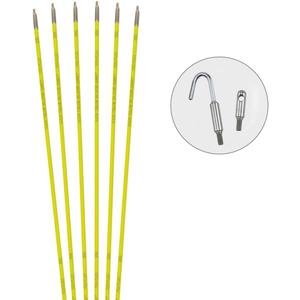 KLEIN TOOLS 56430 Glow Fish Rod Set, Wire Puller, 30-Foot