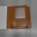 SENDEFN Small Womens Wallet Leather Bifold Card Holder RFID Blocking with Zipper Coin Pocket