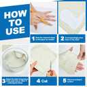 Threlaco Splinting Thermoplastic Material Sheet 1/8" x 18" x 24" 1% Perforated Single Sheet Splinting Material Large for Elbow Wrist Finger Foot Brace Novice and Experienced Splinters, Beige