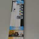 Enbrighten 12 Inch Front Phase LED Under Cabinet Light Fixture, Direct Wire, Natural True Color, CCT Adjustable, Warm White/Cool Daylight, 601 Lumens, in-Wall Dimmer Compatible, 34286