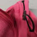 Gooby - Zip Up Fleece Vest, Fleece Jacket Sweater with Zipper Closure and Leash Ring, Pink, Medium (Medium chest (~17.5"))