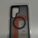 TORRAS Magnetic Shockproof for Samsung Galaxy S25 Ultra Case, Fit for MagSafe, 4X Military Grade Protection, Translucent Slim Case for Samsung S25 Ultra Case Anti-Fingerprint Anti-Scratch, Black