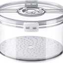 Airtight Bread Box Round Homemade Bread Storage Container Time Recording Bread Keeper for Homemade Bread Easy Install