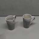 20 OZ Large Coffee Mugs, Grey Marble Ceramic Tall Beer Cups with Handle Set of 2 600 ml Oversized Porcelain Bulk Big Tea Cup for Men Women Gifts Mom and Dad (Gray)