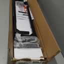 GRLEAF 45" Adjustable Height Narrow Console Table with Power Outlets, Long Sofa Table with Charging Station Behind Couch Table Skinny Entryway Table for Living Room, Hallway and Office  Rustic Brown