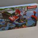 Carrera First Mario Kart - Slot Car Race Track with Spinners - Includes 2 Cars: Mario and Yoshi - Battery-Powered Beginner Toy Racing Set for Kids Ages 3 Years and Up, Medium